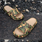 Leopard Print Cloud Slides – Soft Thick-Sole Summer Beach Sandals