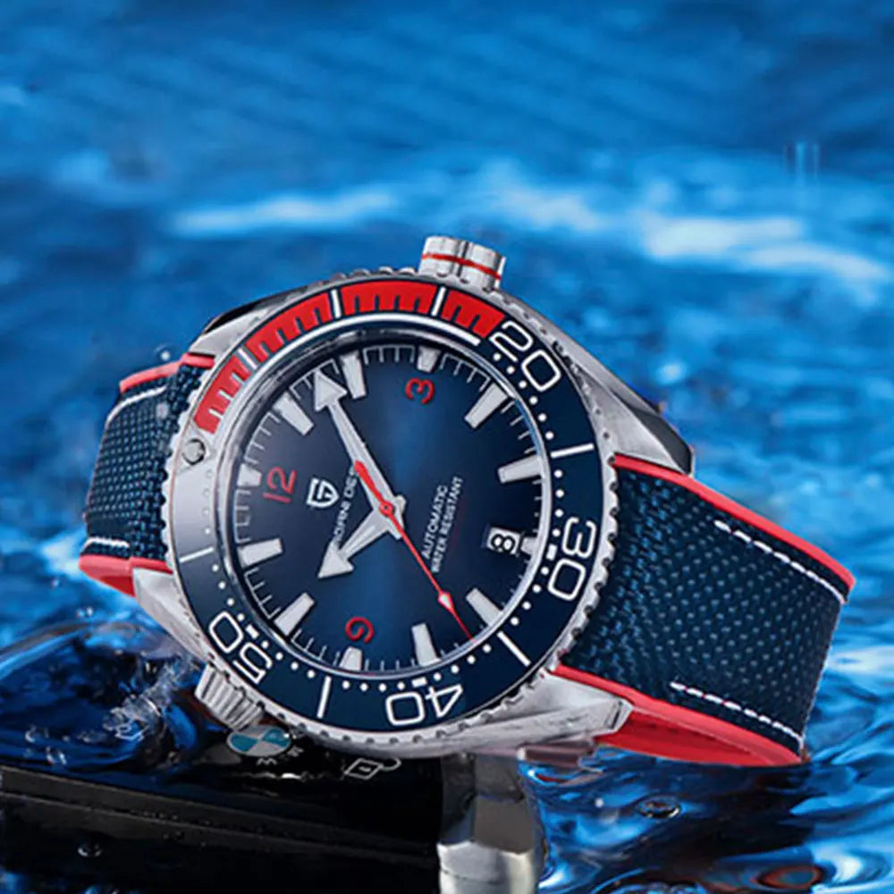 PAGANI DESIGN New PD-1679 Men's Watch Japan 8215 Movement Mechanical Watches Sapphire Glass 100M Waterproof Automatic Wristwatch
