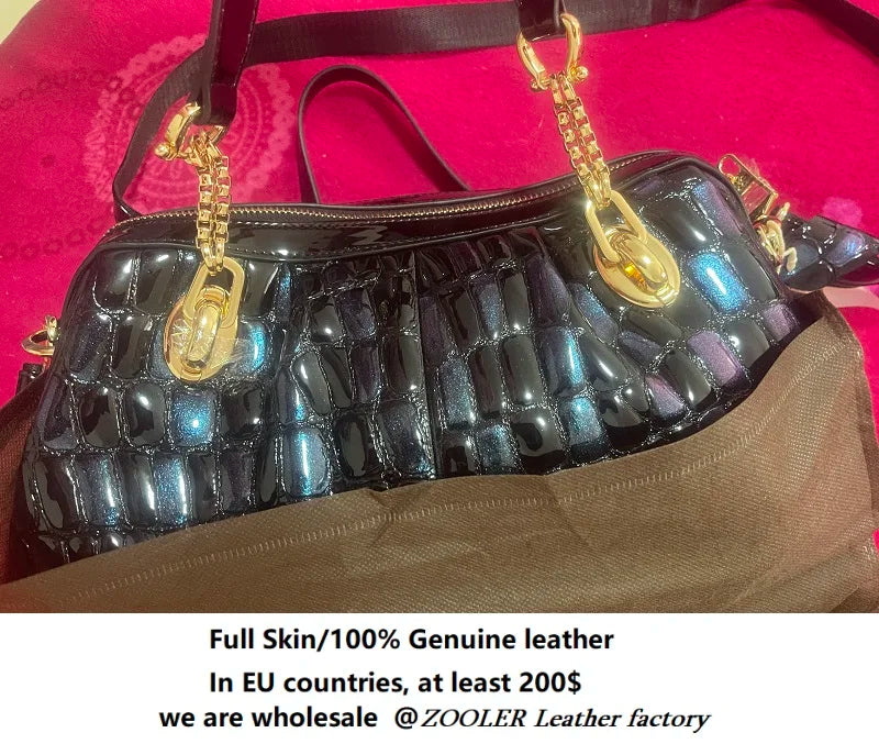 In Stock, 2026 Hot Cow Bag ZOOLER 100% Full Cow Leather Bag Women Designer Top Handbag Seasons Female Large Bolsa Feminina#WP132