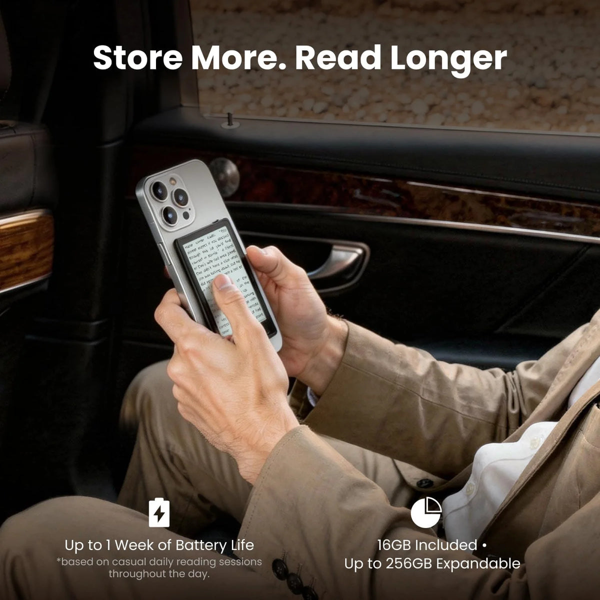 XTEINK Pocket E Ink E-Reader for Travel & Daily Reading