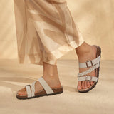 Women's Cork Footbed Sandals with Arch Support