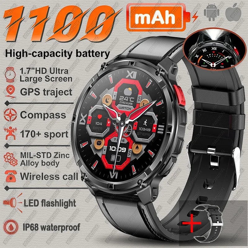 T-REX3 Ultra 1100mAh GPS Smart Watch for Men
