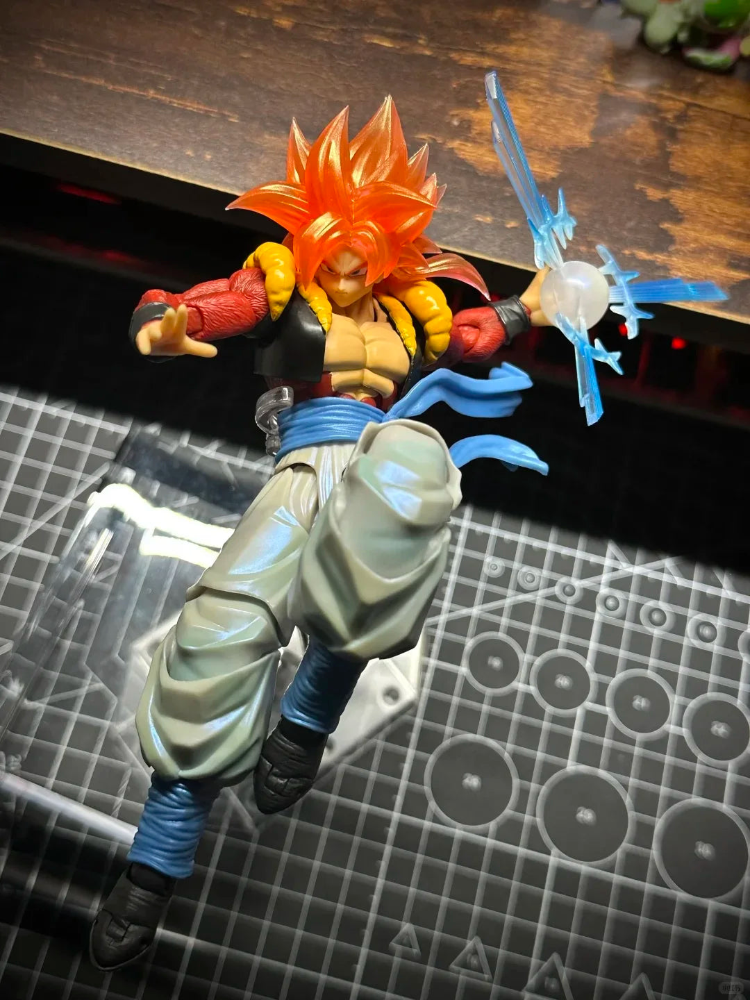 In Stock KAMIONE Tonsenarttoys Dragon Ball Gogeta Figure GT Super Saiyan 4 SSJ4 Gogeta Anime Action Figures Toys Gifts