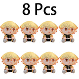 20cm Hot Japan Demon Slayer Plush Dolls Lovely Anime Kimetsu No Yaiba Kamado Tanjirou Nezuko Zenitsu Kyoujurou Toys Kids Gifts