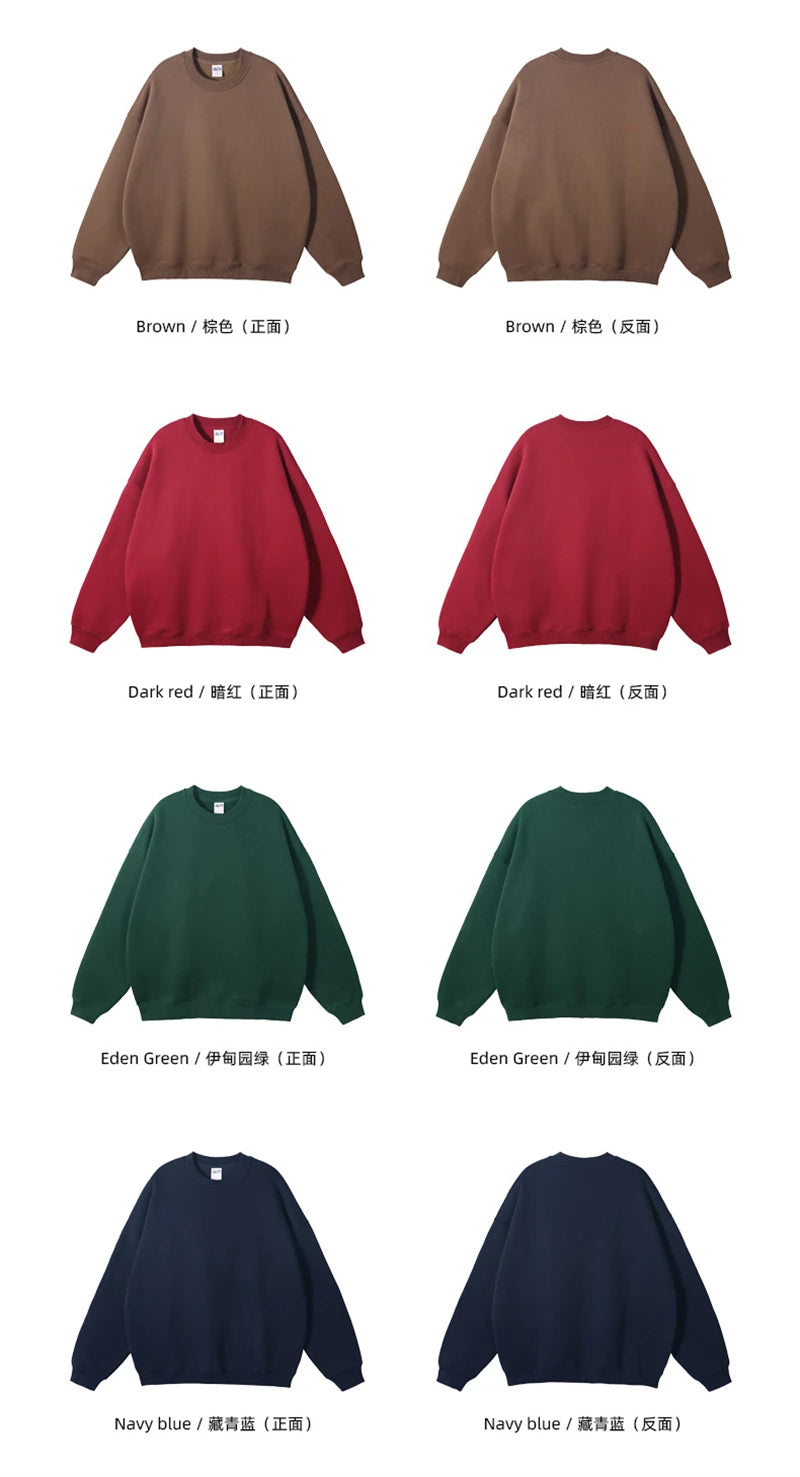 Men's 350gsm Fleece Crewneck Sweatshirt