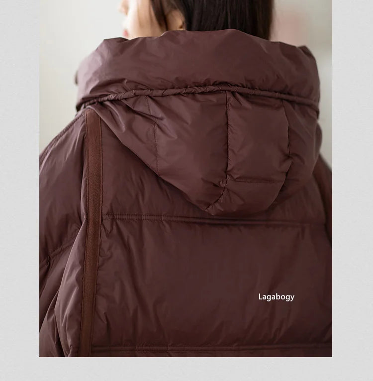 Women’s Oversized White Duck Down Puffer