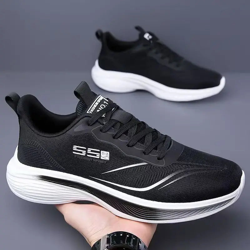 Men's Breathable Mesh Casual Sneakers — Lightweight, Non-Slip Soft Sole