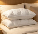 HTMCK 5-Star Hotel Comfortable Sleeping Pillow Three-Dimensional Soft Bilateral Washed Solid Color  Sleeping Pillows