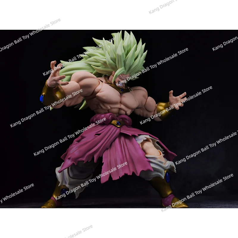 ZT Studio Broly Figure Dragon Ball Super Saiyan Broly 10 Inches Warrior of The Ancient Anime Action Figure Model Toys Gifts
