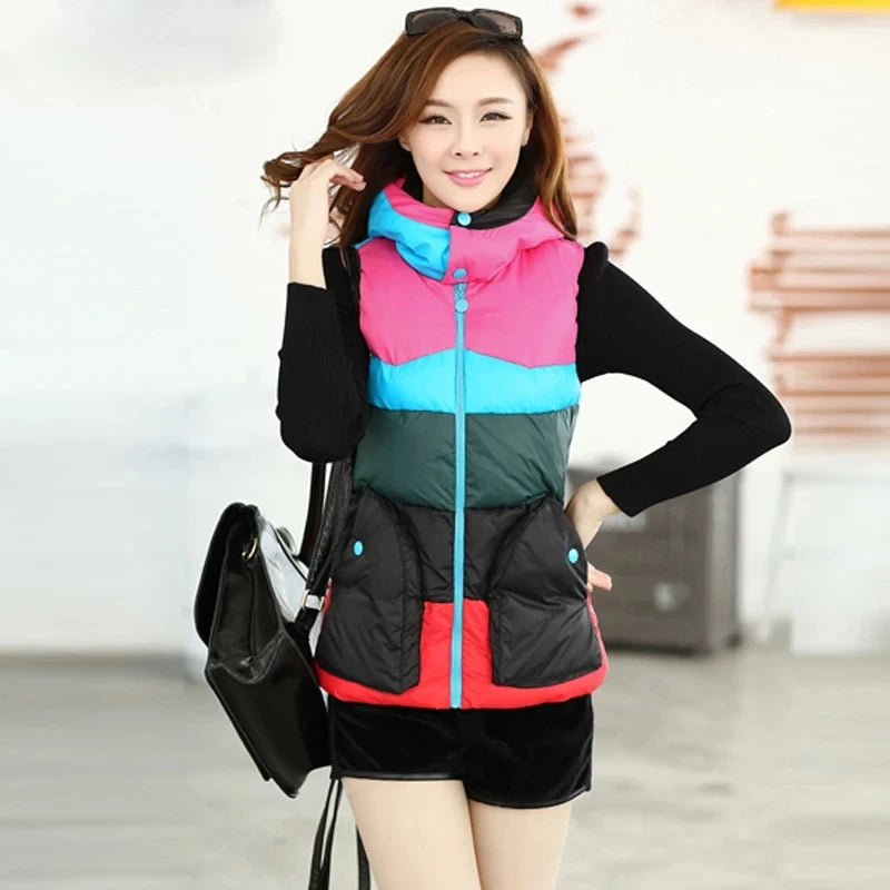 Quilted Cropped Puffer Vest