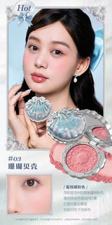 Flower Knows All In One Makeup Set Gift Box Garden Cushion Cream Foundation Matte Blush Long Lasting Velvet Lip Cream With Bag