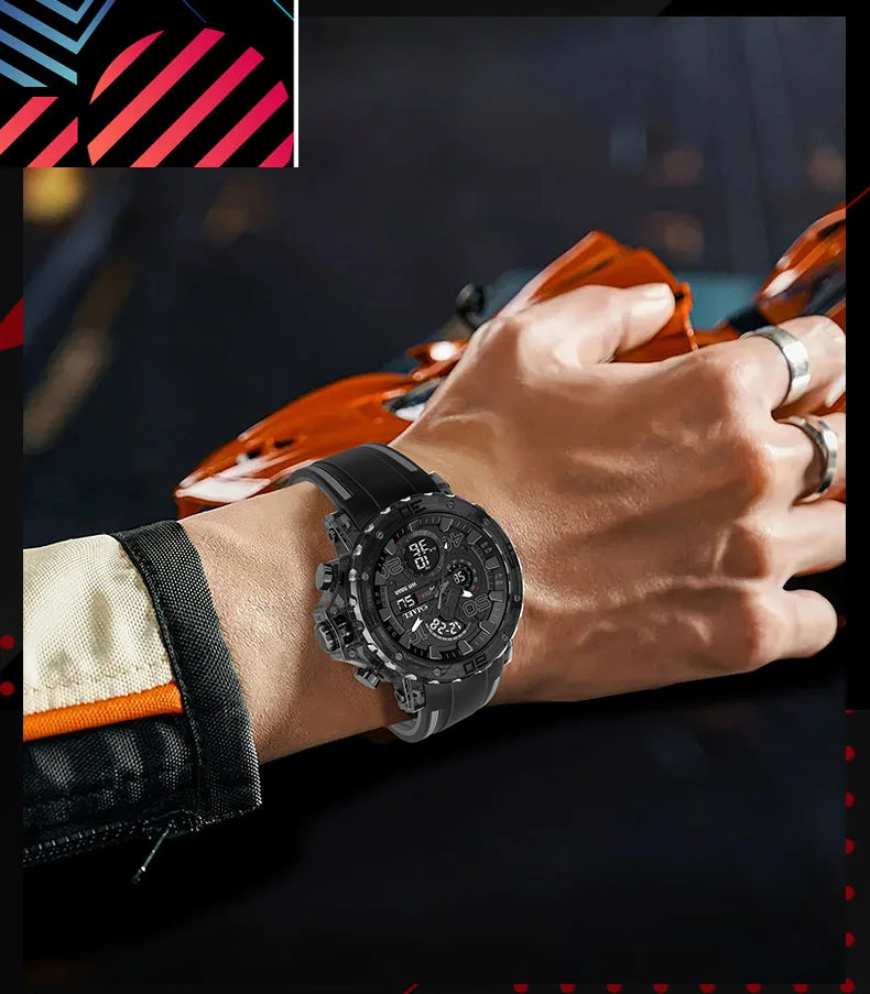 SMAEL 8136 Men's Sport Watch – 50M Water Resistant
