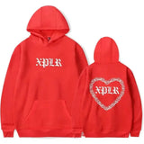 Sam and Colby XPLR Men's and Women's Hooded Sweatshirt Long sleeved Casual Hoodie Warm Street Clothing Top Winter