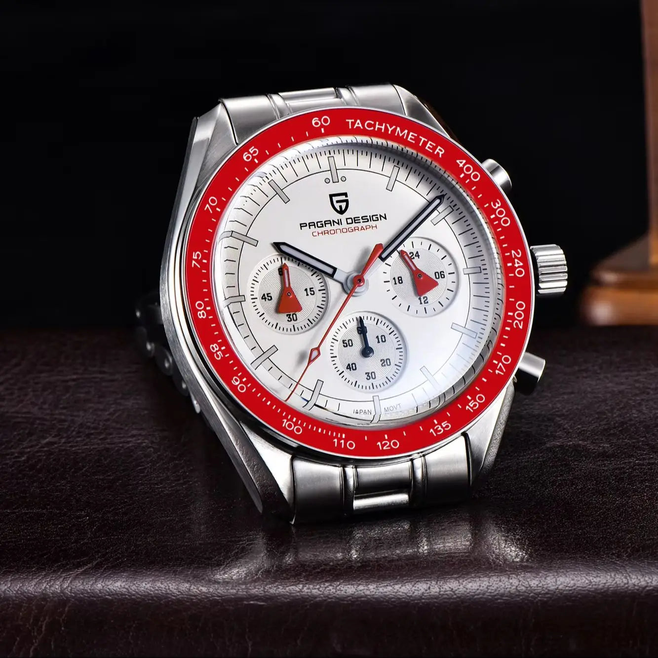 PAGANI DESIGN Meteorite Dial Luxury Quartz Watch For Men Speed Sport Chronograph Waterproof AR Sapphire crystal Wrist watch Men