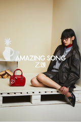 Amazing Song Toast Bag BGT Retro Chic Classic Bowling Bag Style Linear Shoulder Bag