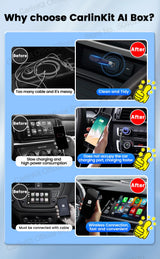 CarlinKit Mini5 Pro Wireless CarPlay & Android Auto Adapter