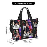 Custom The Eras Tour 1989 Taylor's Swift's American Pop Singer Tote Bag Women Large Capacity Beach Gym Travel Bags