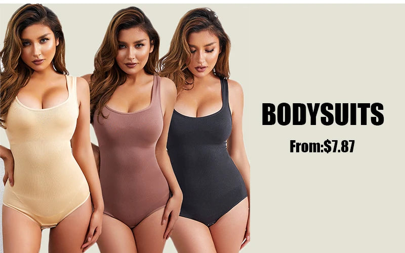 Ribbed Sculpting Seamless Jumpsuit | Firm Compression Shapewear