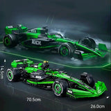 Technicial 1:8 KICK SAUBER F 1 C44 Racing Car Building Blocks Sport Speed Vehicle Brick Model Kit Toy Adults Kid Gift 2553PCS