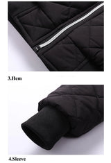 DIMUSI Men's Thermal Fleece Windbreaker Jacket