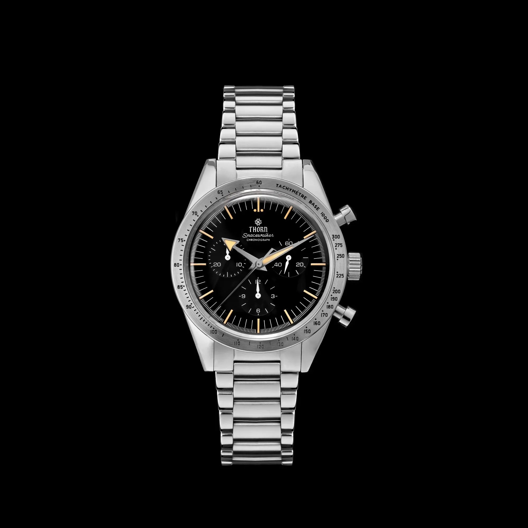THORN T026 Automatic Watch 38mm Sapphire 316L Stainless Steel PT5000/Swiss Ronda Movement Vintage Style Luminous Men's Watch