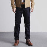 Red Tornado Officer Trousers – 14oz Indigo Selvedge Denim