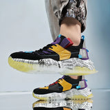 Men’s Lightweight Thick-Sole Mesh Sneakers