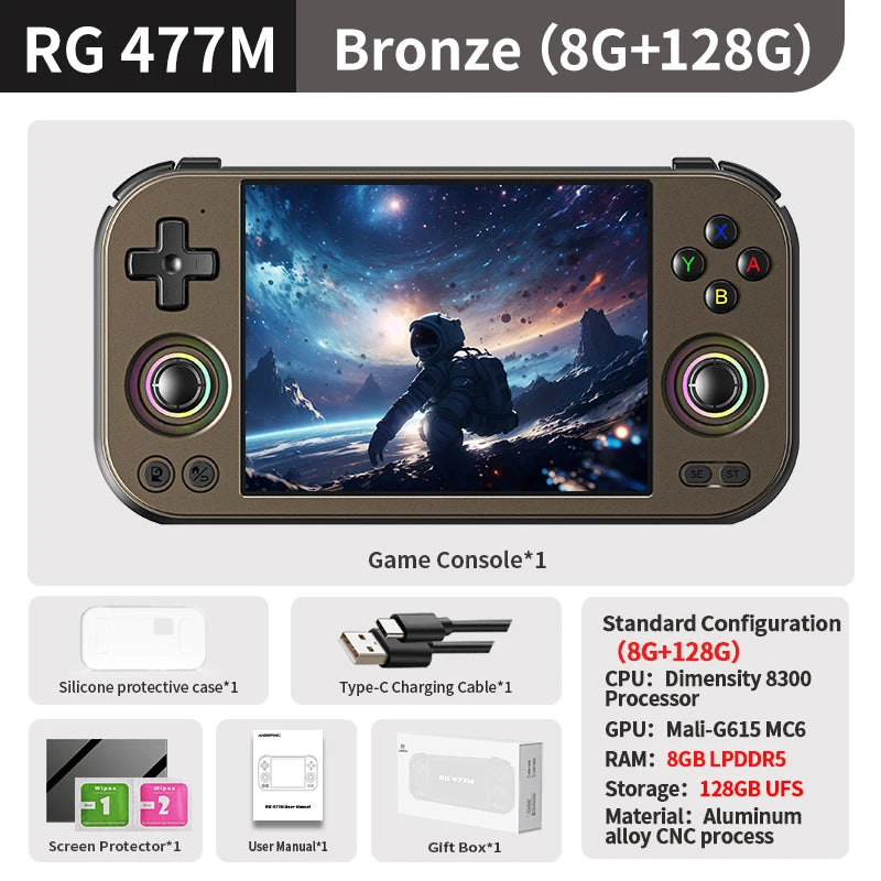 Anbernic RG477M Handheld Game Console 4.7" LTPS