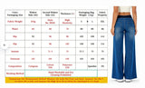 Women's Jeans New Elastic Waist High Stretch Loose Straight-Leg Pants Trendy Comfortable Versatile Cross-Border