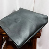 100% Genuine Leather Cowhide Handbag High Quality Leather Women's Foldable Designer Handbag Simple Magnet Handle Bags