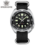 STEELDIVE Classic New Nylon Strap SD1970 200M Water Resistant Sapphire Glass AR Coating Mens Automatic Watch NH35 Dive Watch