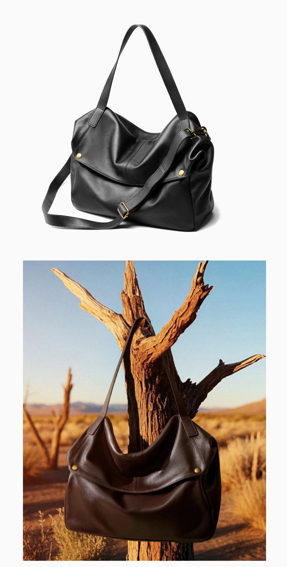 Zency Large Capacity Shoulder Bag Purse Genuine Leather Women's Work Tote Bag Handbag Shopper Bag Pocket For A4 ipad Crossbody