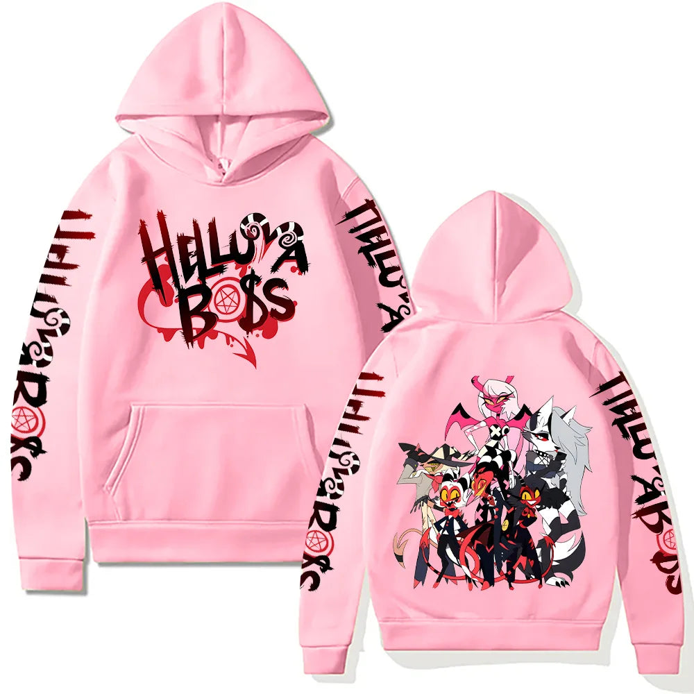 Helluva Boss Graphic Hoodie | Unisex Y2K Streetwear