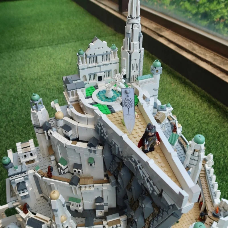 Educational 2026 Assembly 8278pcs DIY Bricks Building Blocks Suitable The City Capital Minas Tirith Model Gifts for Adults Toys