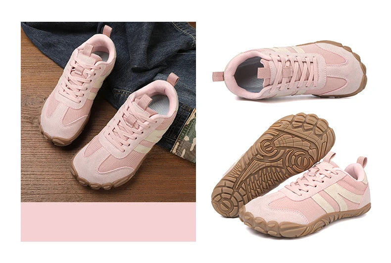 2026 New Wide Toe Barefoot Shoes Mens Womens Zero Drop Minimalist Sneakers Retro Outdoor Non Slip Walking Shoes Casual Sneaker