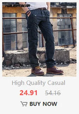 High Quality Men's Jeans Multi Pocket Denim Cargo Pants Oversized Casual Pants Men Clothing Loose Trousers 29-44