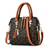 Elegant Tassel PU Leather Tote