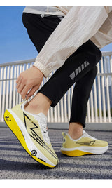 Men Marathon Running Shoes Carbon Plate Training Race Sports Outdoor Breathable Lightweight Women Comfortable Athletic Sneakers