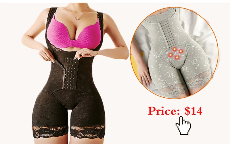 Ribbed Sculpting Seamless Jumpsuit | Firm Compression Shapewear