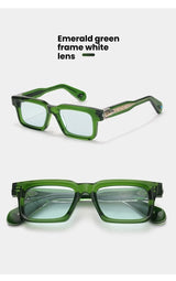 PRILEY Belvedere Vintage Square Sunglasses for Men & Women