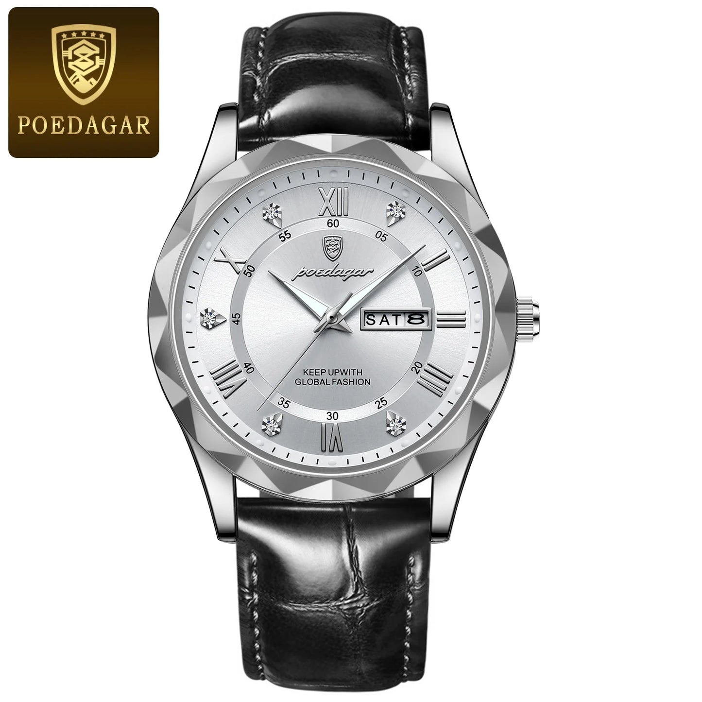 POEDAGAR 615 Men's Luxury Quartz Watch