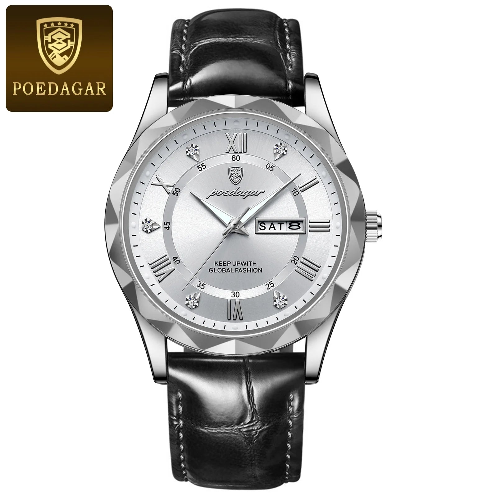POEDAGAR 615 Men's Luxury Quartz Watch