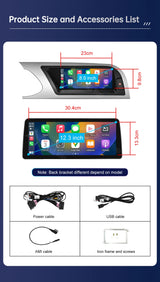 Road Top 8.8"/12.3" Touch Screen for Audi A5 2008–2016