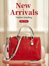 CH Women Handbag Luxury Monogram Embossed Top Handle Bag Shoulder Crossbody Bags For Ladies 2026 Designer High Quality Tote