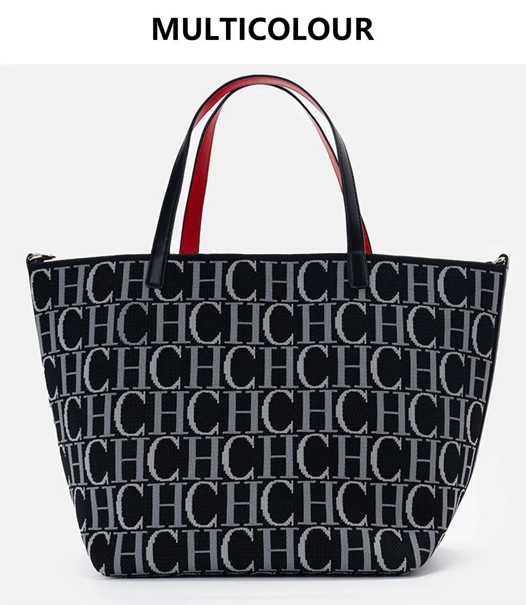 CH Ladies Brand Fashion Alphabet Print Large Capacity Handbag 2026 New Style Elegant Casual Travel High Quality Hand