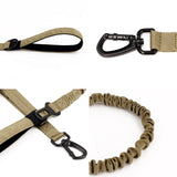 Tactical Dog Harness Set – Collar, Leash & MOLLE Pouches