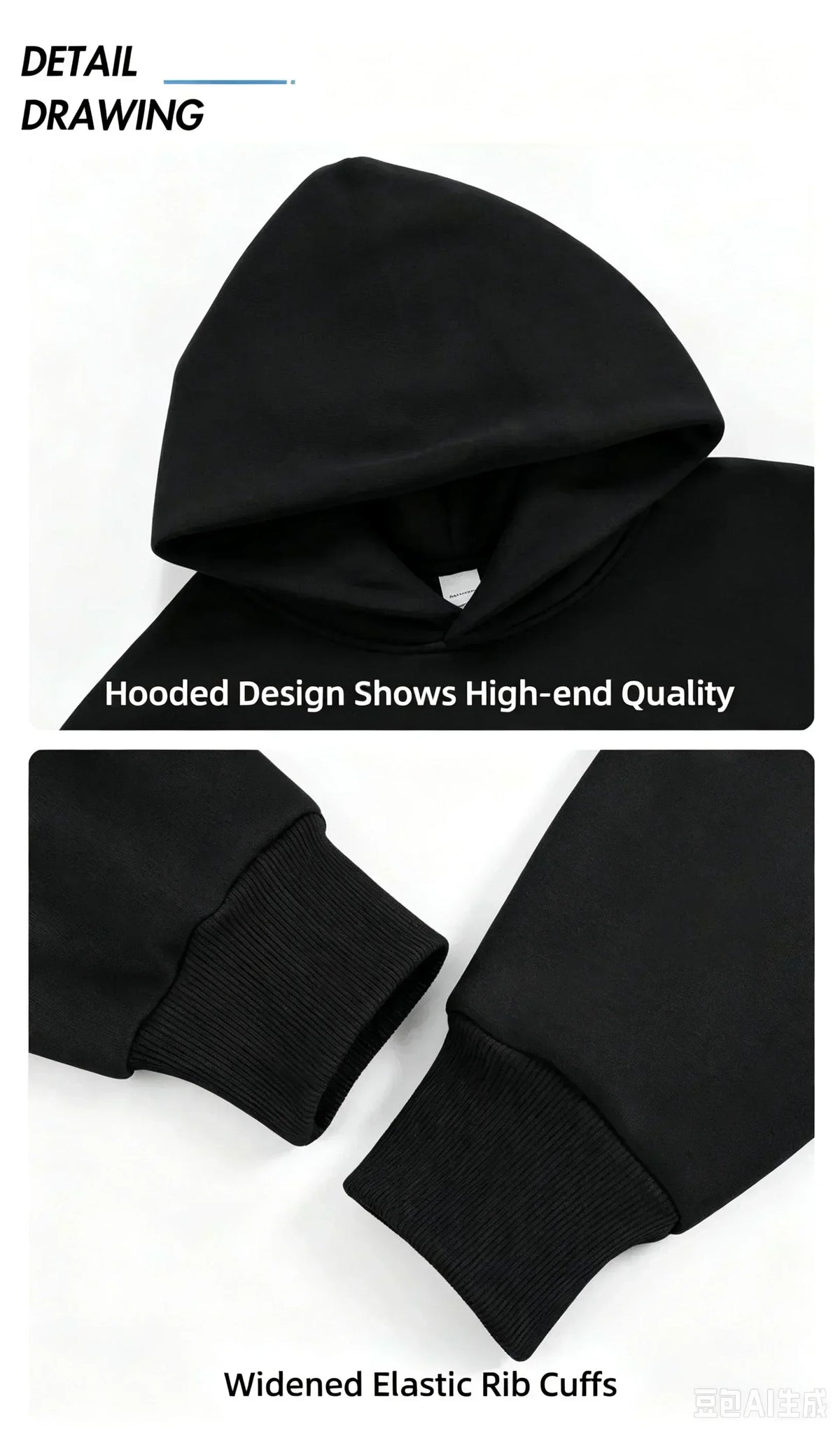Autumn winter men's and women's kangaroo pocket hooded long sleeved hoodie with multiple prints, trendy and fashionable hip-hop