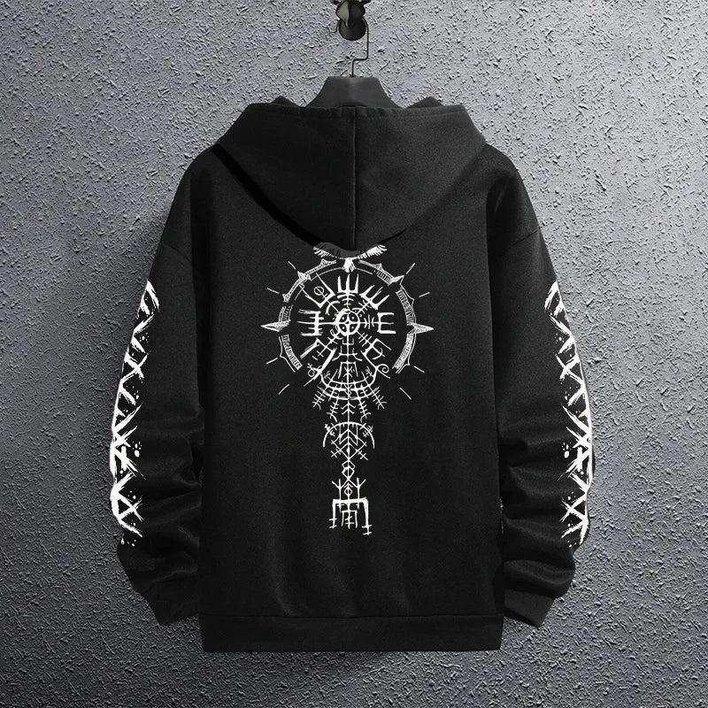 Men’s Classic Black Pullover Hoodie