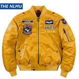 Men's MA-1 Flight Bomber Jacket | Classic Military Cargo Style Coat
