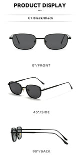 DDDLONG Fashion Small Square Retro Sunglasses Women Classical Vintage Punk Sun Glasses For Men Eyewear Outdoor Shades D626